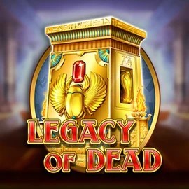 Legacy of Dead online game logo by Play'n GO on caseacasinoo.nl